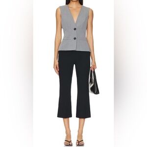 Spanx The Perfect Fit Ponte Kick Flare Cropped Black Pants Size XL